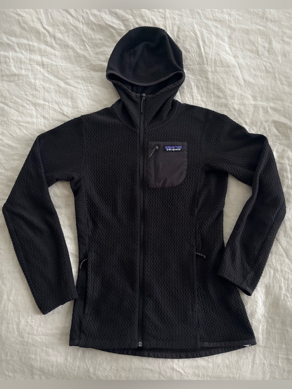 Patagonia Women’s R1 Air Full Zip Hoodie Size XS in Black